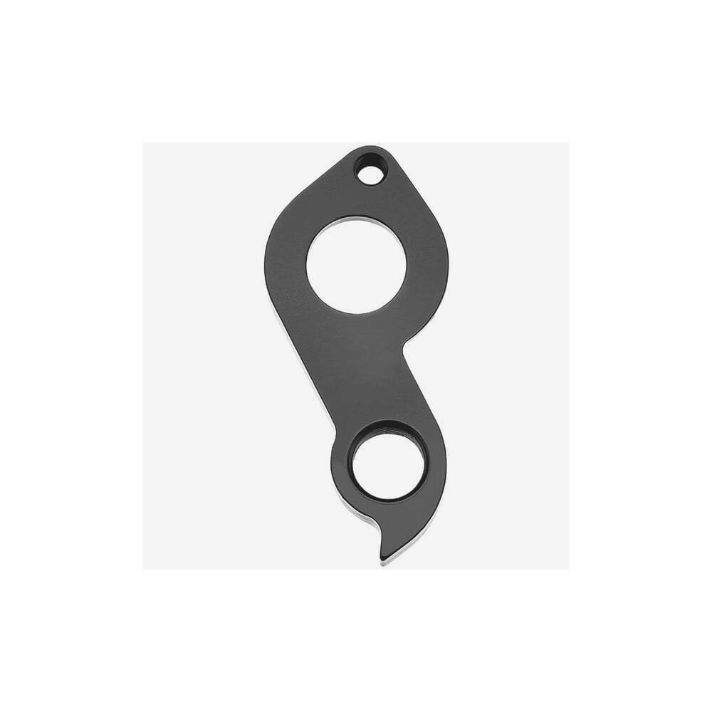 M Part gear hanger for Focus bikes, durable bike frame protection component, shown attached to bike frame in image.