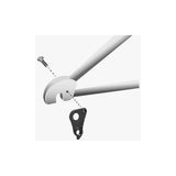 M Part aluminum gear hanger for specialized bike frames, replacement component for bike gear shifting, durable and lightweight.