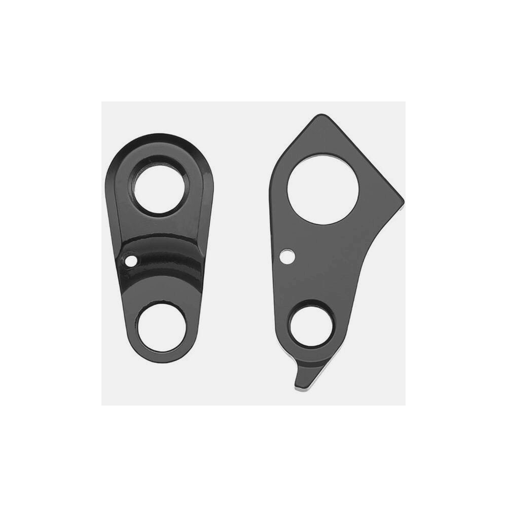 M Part gear hanger for Specialized bikes, durable replacement bike component showing the metal gear hanger in detailed view.