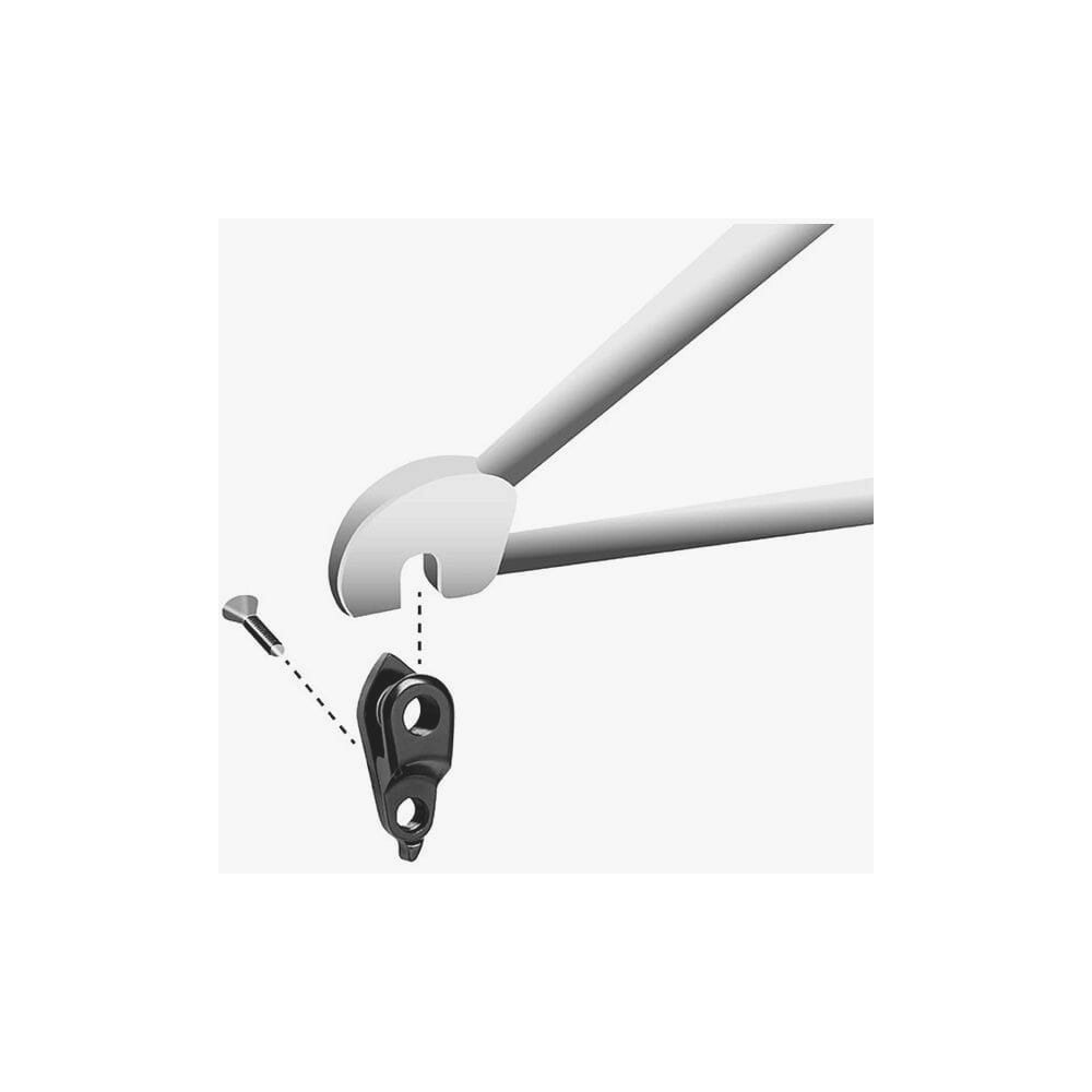 M Part gear hanger for Specialized bikes, durable replacement component for bike gears and drivetrain repair.