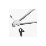 M Part gear hanger for Haibike bikes, durable replacement component for bike frame protection, shown on a bike component.