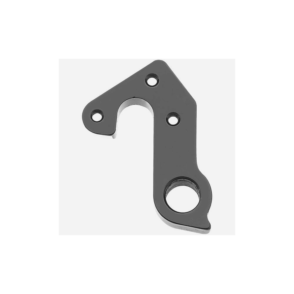 M Part Canyon black alloy bike frame protector gear hanger, durable component for mountain bike maintenance and protection.