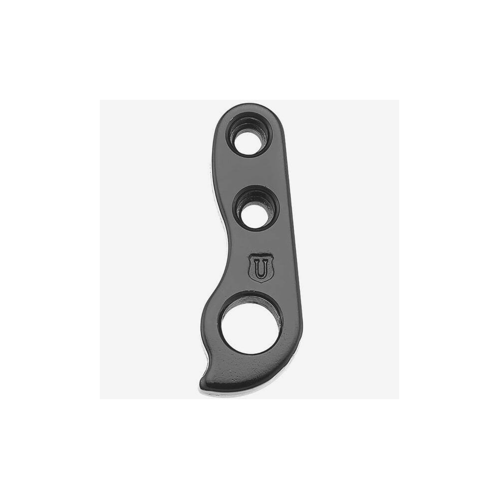M Part gear hanger for Stevens, Felt, and Kona bikes, durable replacement component for bike gear shifting and maintenance.