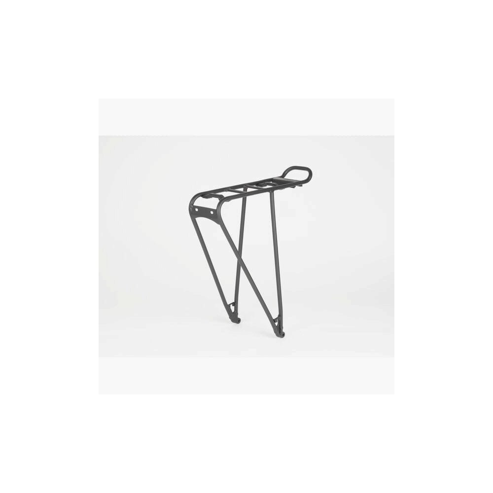 M Part Tour AVS Sport rear pannier rack in black with reflector, designed for 700c bikes, durable bicycle accessories.