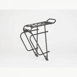 M Part Tour AVS Lite BS rear pannier rack in black for cycling luggage, suitable for 700c bikes, durable bike accessory.