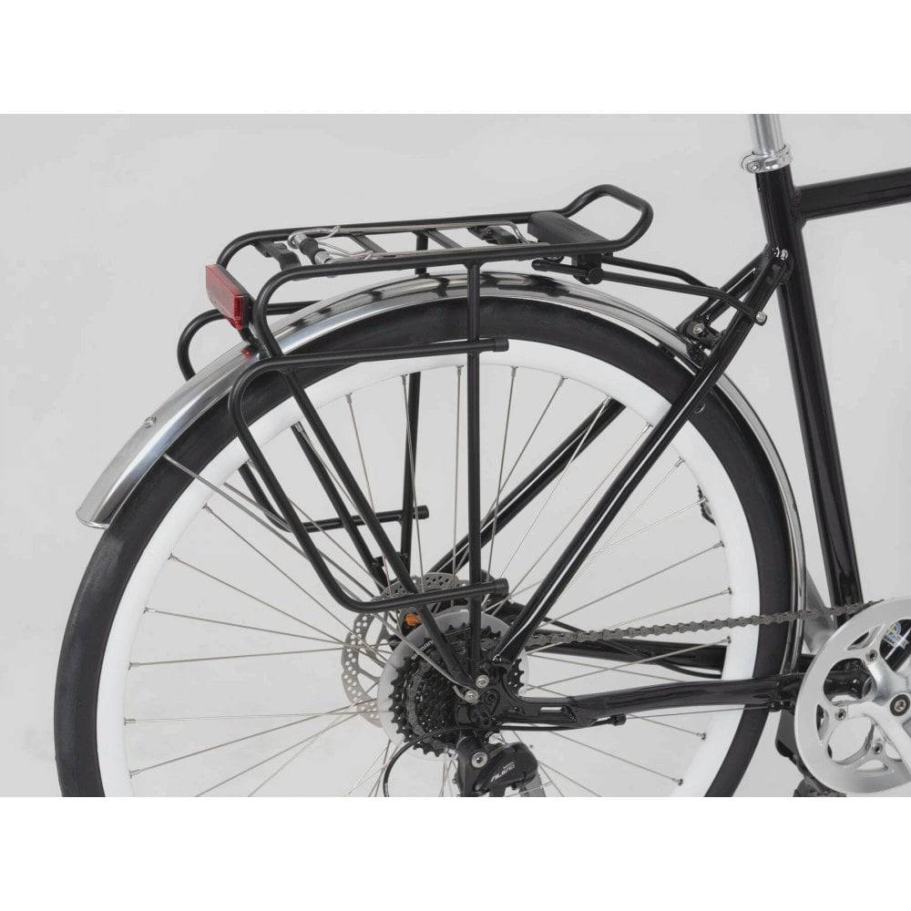 M Part Tour AVS Lite BS 700c rear pannier rack in black for cycling luggage, designed for bike accessories.