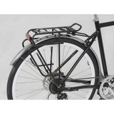 M Part Tour AVS Lite BS 700c rear pannier rack in black for cycling luggage, designed for bike accessories.