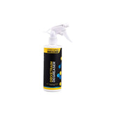 Gtechniq Bike Drivetrain Degreaser in a workshop setting, biodegradable cleaner for bike chains and cassettes.