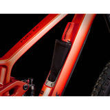 Trek Fuel EX 9.8 XT mountain bike with carbon frame and Shimano Deore XT drivetrain, shown outdoors on trail.