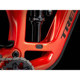 Trek Fuel EX 9.8 XT mountain bike with carbon frame and Shimano Deore XT drivetrain, ready for trail riding.