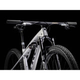 Trek Supercaliber SLR 9.9 Flight Attendant Gen 2 mountain bike for XC racing, featuring lightweight frame and advanced suspension.