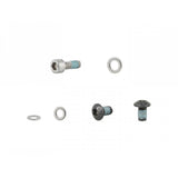 Trek Fetch+ 4 front fender mount kit with black components, M5/M6 bolts, and 16mm/10mm fasteners for bike repair.