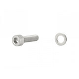 Trek Fetch+ 4 front steering disc fastener set with M5 x 18mm chrome components for e-bike steering systems.