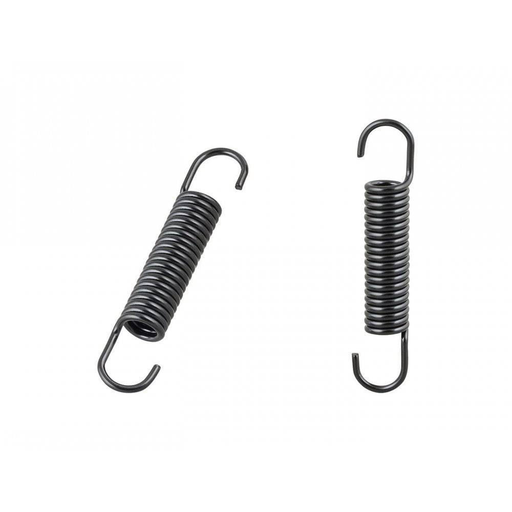 Black Trek Fetch+ 4 kickstand spring set for e-bike components, showing the replacement spring and mounting hardware.