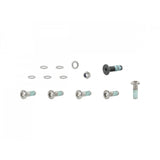 Trek Fetch+ 4 rear fender assembly hardware kit in black with 5mm x 18mm replacement parts, bike components for rear fender.