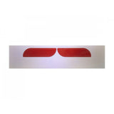 Trek Fetch+ 4 dark red reflector set for e-bikes, enhancing visibility and safety with reflective components.