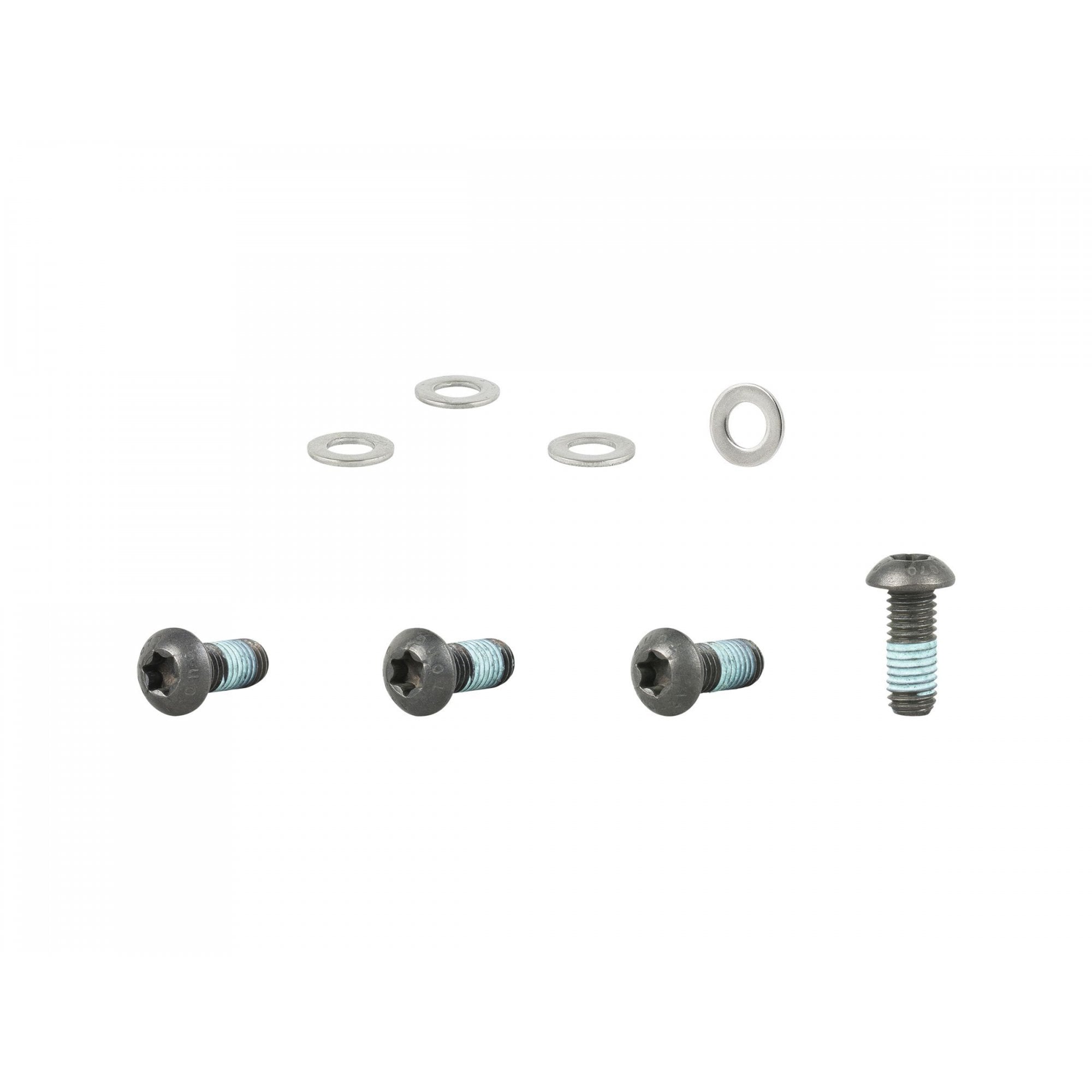 Trek Fetch+ 4 steerer tube assembly hardware kit with M8 x 20mm aluminum components for bike steering system.