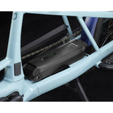 Trek Fetch+2 range extender mounting kit in black for e-bikes, includes components for universal fit and secure installation.