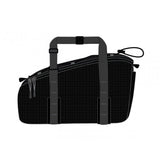 Black Trek Boot Bag 7L, durable travel footwear storage and protection accessory with secure zip closure.