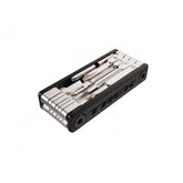 Trek Elite BITS 15-function black multi-tool for workshops, featuring various screwdrivers, pliers, and cutting tools in a compact design.