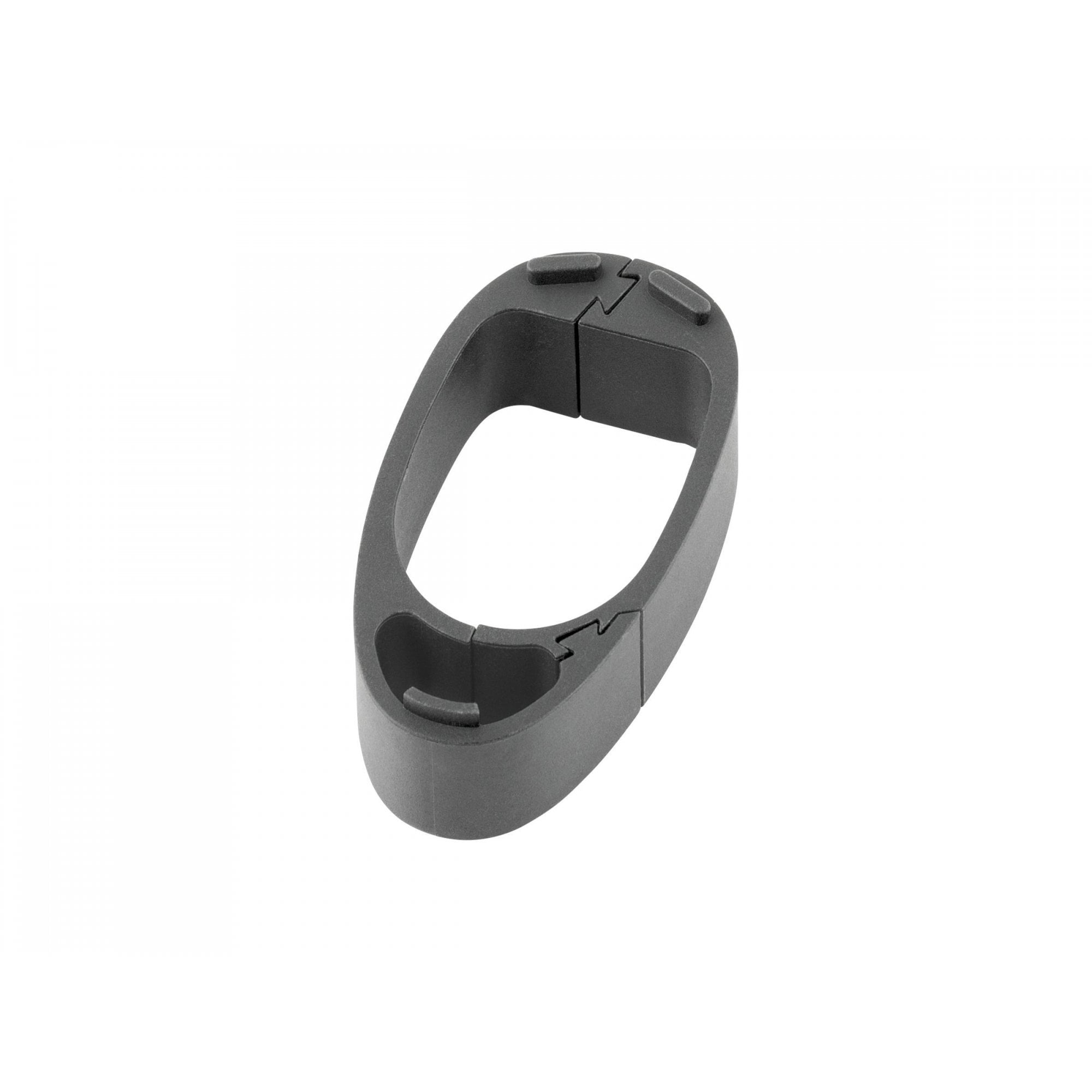 Trek Aero RSL barstem headset spacers for precise bike steering adjustment, shown installed on a bicycle handlebar.