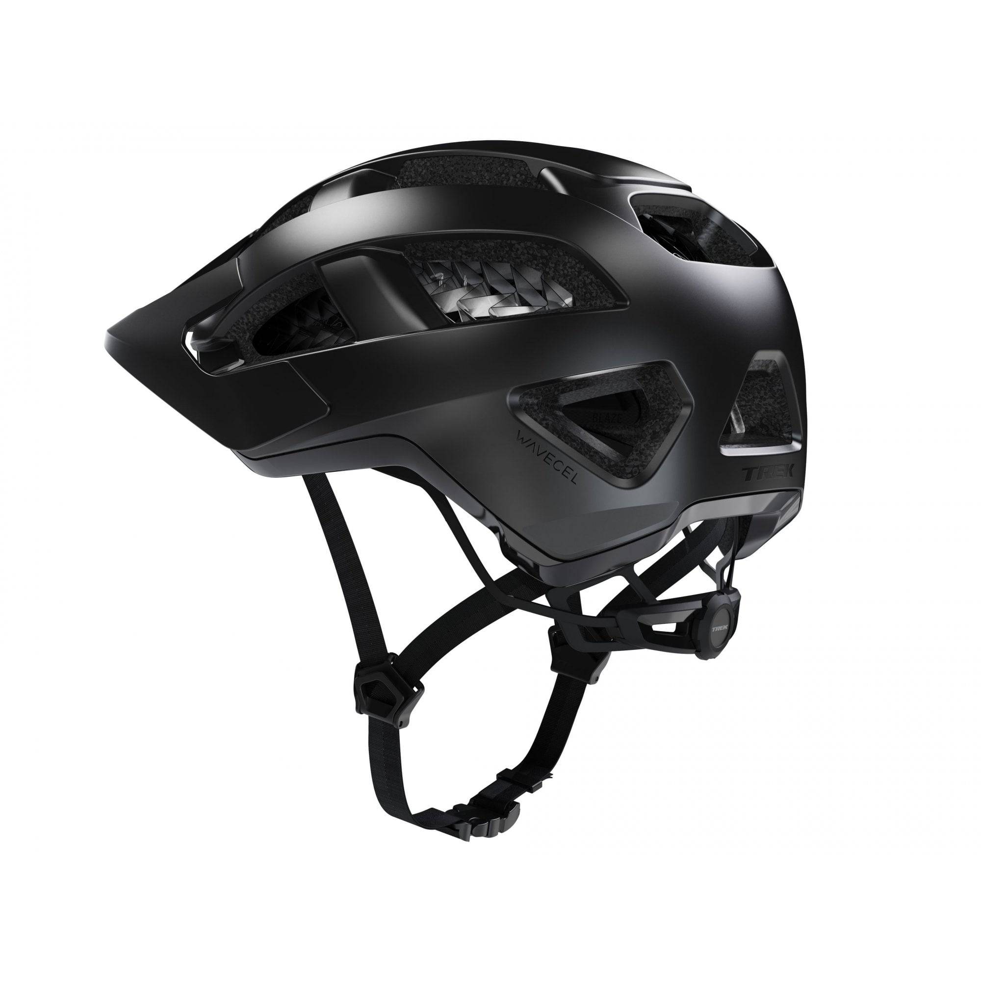 Trek Quantum WaveCel mountain bike helmet with advanced impact protection, lightweight design, and adjustable straps.