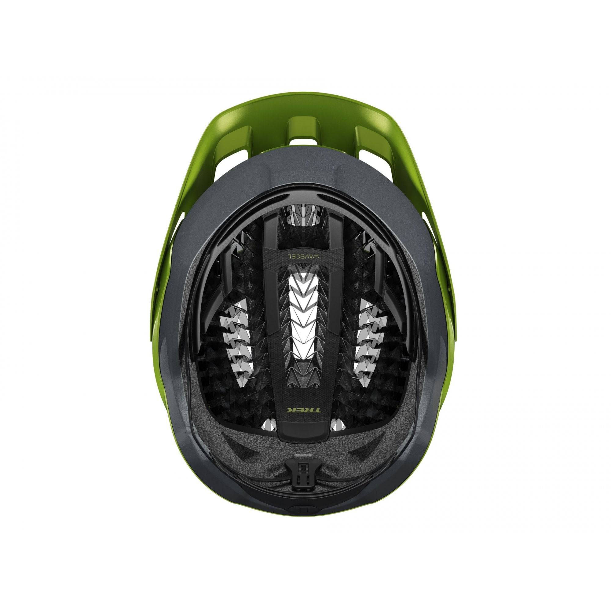 Trek Quantum WaveCel mountain bike helmet with advanced impact protection, lightweight and aerodynamic for cycling safety.