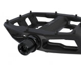 Trek Line Comp flat bike pedal set with durable construction, superior grip, and stability for cycling components.