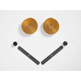 Trek Gel Cork Handlebar Tape Set for road and hybrid bikes, featuring shock-absorbing cushioning for comfortable grip.