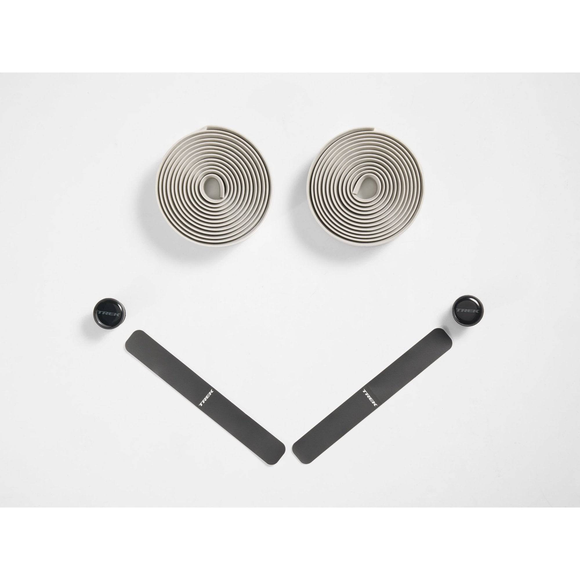 Trek Gel Cork Handlebar Tape Set for road and hybrid bikes, shock-absorbing bar tape with comfortable grip and cushioning.