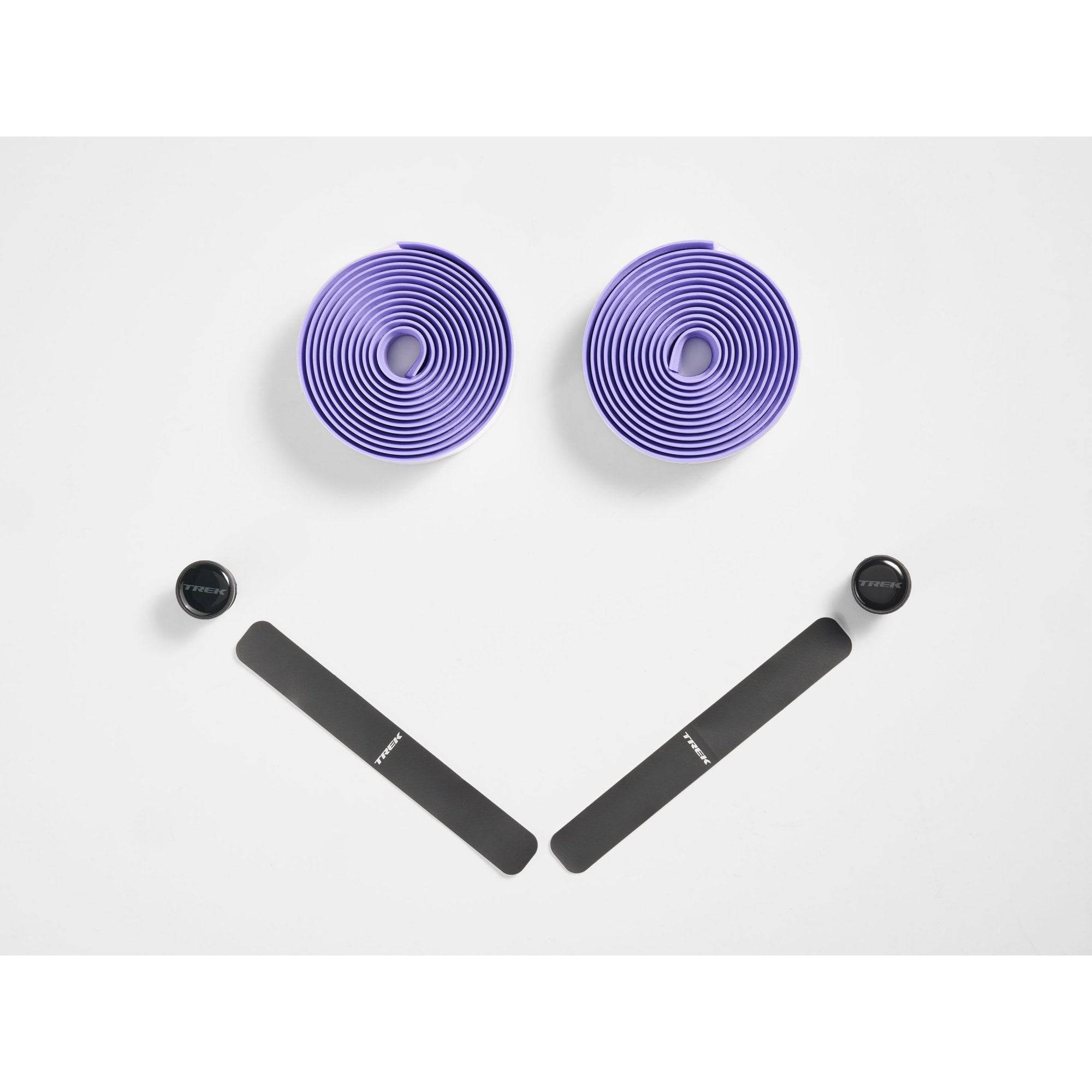 Trek Gel Cork Handlebar Tape Set for road and hybrid bikes, featuring shock-absorbing cushioning for comfortable grip.