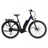 Giant EXPRESSION E+ 2 e-hybrid bike with smart assist motor, integrated lights, and a sleek frame, ready for urban cycling.