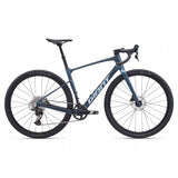 Giant Revolt Advanced 1 gravel bike with adjustable wheelbase and integrated storage compartment, ready for off-road adventures.