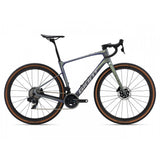 Giant Revolt Advanced Pro 0 gravel bike with customizable wheelbase and integrated storage, shown in a side view.