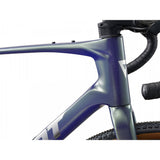 Giant Revolt Advanced Pro 0 gravel bike with customizable wheelbase and integrated storage, shown in a side view.