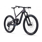 Giant Trance X Advanced 1 mountain bike with Maestro suspension and 29-inch wheels, shown on rugged trail terrain.