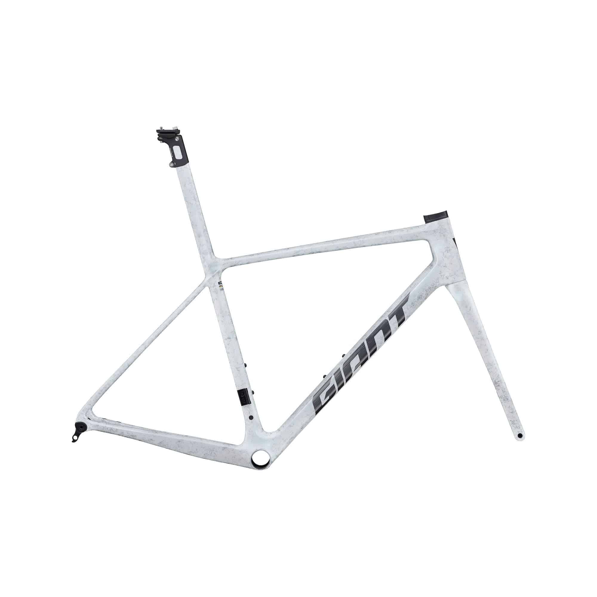 Giant TCR Advanced SL-FF Aero road bike frameset with integrated cockpit and cable routing, lightweight carbon components.