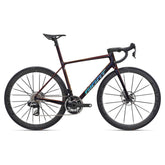 Giant TCR Advanced SL 0 road bike with lightweight frame and SRAM Red eTap AXS electronic groupset, ready for high-performance cycling.