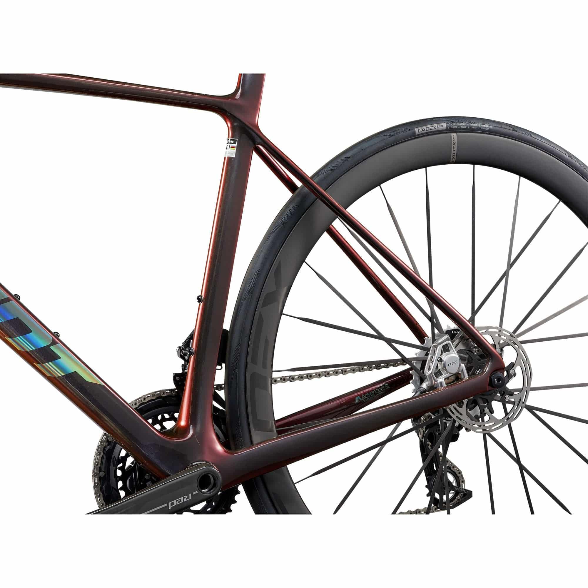 Giant TCR Advanced SL 0 road bike with SRAM Red eTap AXS electronic groupset and lightweight frame in a sleek design.