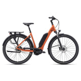 Giant EXPRESSION E+ 1 e-hybrid bike with SyncDrive Core motor and Shimano Nexus gears, shown from side view