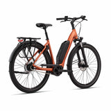 Giant EXPRESSION E+ 1 e-hybrid bike with SyncDrive Core motor and Shimano Nexus gears, shown from side view.