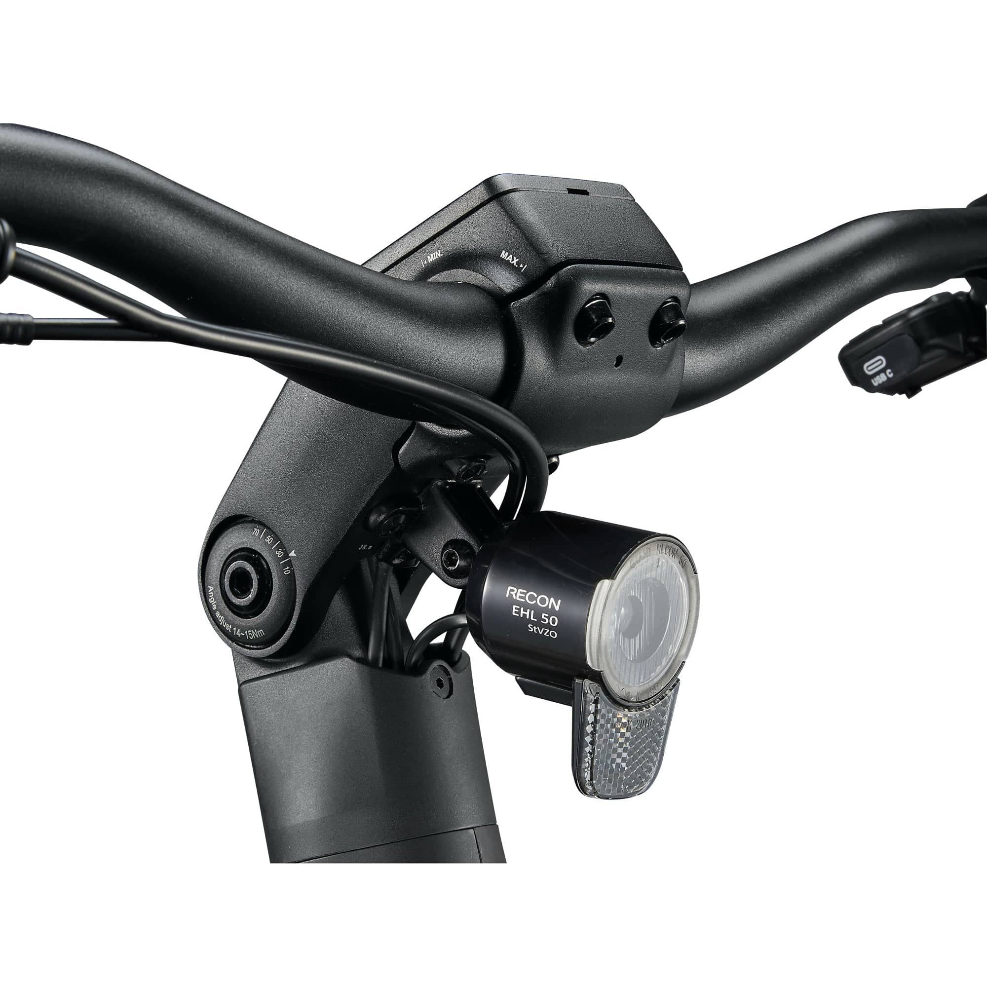Giant AnyTour X E+ 3 e-hybrid bike with SyncDrive motor, integrated Ride Dash Evo navigation, and sleek design.