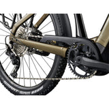 Giant AnyTour X E+ 3 e-Hybrid bike with SyncDrive motor, integrated Ride Dash Evo navigation, and 25km/h speed in a natural outdoor setting.