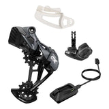 Sram Gx Eagle Axs Upgrade Kit (Rear Derailleur With Protector Battery Pod Controller W/Infinite Clamp Powerlock Charger/Cord Chain Gap Tool Multitool) Rear Mech