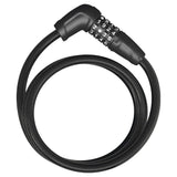 ABUS 6412C/85 BK SCMU bike cable lock with combination dial, black security accessory for bike protection.