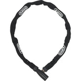 Black ABUS 1500/60 Web Chain Lock for bike security, featuring a quick click design and durable chain for theft protection.