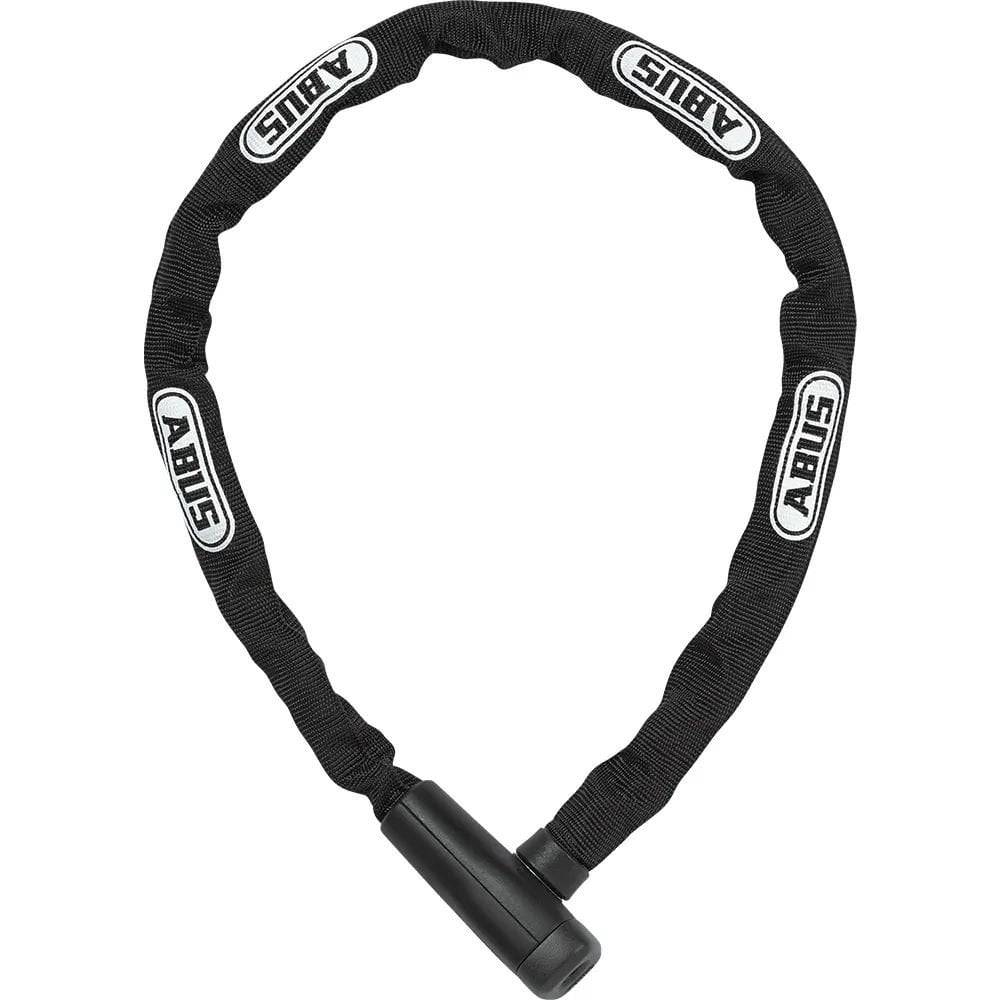 ABUS Steel-O-Chain 5805K/75 BK bike security chain lock with black steel chain and durable lock for bike protection