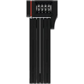 ABUS uGrip BORDO 5700C/80 BK SH foldable bike lock with keyless combination, showing the compact, foldable lock and keyless dial.
