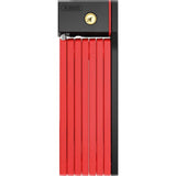 ABUS Foldable Bordo 5700K/100 RD SH uGrip BIG bike lock, compact and secure, with foldable design and red color.