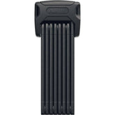 ABUS Foldable Bordo 6000K/120 BK SH bike lock with XPlus cylinder, foldable design, black color, and secure locking mechanism.